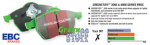 Load image into Gallery viewer, EBC 14+ Audi A3 1.8 Turbo Greenstuff Front Brake Pads
