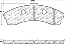 Load image into Gallery viewer, StopTech Performance 06-09 Chevrolet Corvette Z06 Front Brake Pads
