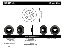 Load image into Gallery viewer, StopTech 02-10 Subaru WRX Slotted &amp; Drilled Left Front Rotor (exc. STi)
