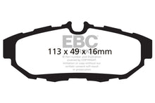 Load image into Gallery viewer, EBC 10-14 Ford Mustang 3.7 Yellowstuff Rear Brake Pads
