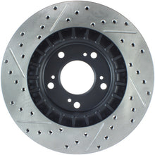 Load image into Gallery viewer, StopTech 00-09 S2000 Slotted &amp; Drilled Left Front Rotor
