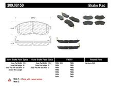 Load image into Gallery viewer, StopTech Performance 02-05 Infiniti G35 / 07-09 Nissan Altima/Sentra / 6/02-05 350Z Front Brake Pa
