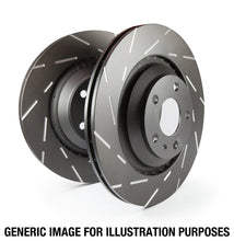Load image into Gallery viewer, EBC 15-19 Volkswagen GTI (Mk7) USR Slotted Front Rotors
