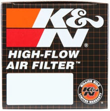 Load image into Gallery viewer, K&amp;N Filter Universal Rubber Filter 3 1/2 inch Flange 4 5/8 inch Base 3 1/2 inch Top 3 inch Height
