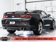 Load image into Gallery viewer, AWE Tuning 16-19 Chevrolet Camaro SS Axle-back Exhaust - Track Edition (Quad Chrome Silver Tips)
