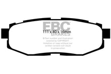 Load image into Gallery viewer, EBC 12+ Scion FR-S 2 Greenstuff Rear Brake Pads
