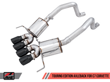 Load image into Gallery viewer, AWE Tuning 14-19 Chevy Corvette C7 Z06/ZR1 Touring Edition Axle-Back Exhaust w/Black Tips
