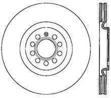 Load image into Gallery viewer, StopTech 09 VW Passat CC / 06-09 Passat Slotted &amp; Drilled Left Front Rotor
