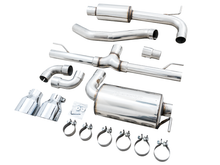 Load image into Gallery viewer, AWE 2022 VW GTI MK8 Touring Edition Exhaust - Chrome Silver Tips
