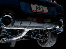 Load image into Gallery viewer, AWE Subaru BRZ/ Toyota GR86/ Toyota 86 Track Edition Cat-Back Exhaust- Chrome Silver Tips
