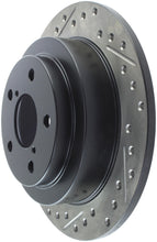 Load image into Gallery viewer, StopTech 05-06 Saab 9-2X AWD / 02-05 Impreza WRX / 02 WRX STi Slotted &amp; Drilled Right Rear Rotor
