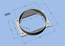 Load image into Gallery viewer, Vibrant MAF Sensor Adapter Plate for Mitsubishi applications use w/ 4.5in Inlet I.D. filters only
