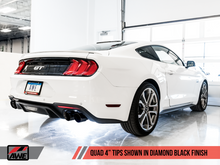 Load image into Gallery viewer, AWE Tuning 2018+ Ford Mustang GT (S550) Cat-back Exhaust - Touring Edition (Quad Diamond Black Tips)
