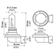 Load image into Gallery viewer, Hella Optilux H9 12V/100W XB Xenon White Bulb (pair)
