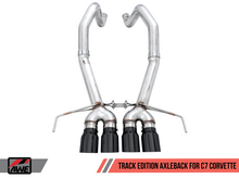 Load image into Gallery viewer, AWE Tuning 14-19 Chevy Corvette C7 Z06/ZR1 Track Edition Axle-Back Exhaust w/Black Tips
