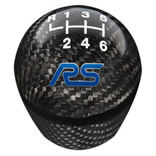 Load image into Gallery viewer, Ford Racing Focus RS Black Carbon Fiber Shift Knob 6 Speed
