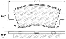 Load image into Gallery viewer, StopTech Performance 02-03 WRX Front Brake Pads
