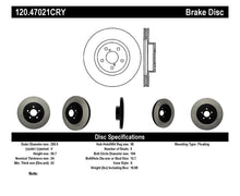 Load image into Gallery viewer, Stoptech 06-08 Subaru Legacy Wagon/Sedan 2.5i Front Cyro Performance Rotor
