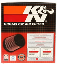 Load image into Gallery viewer, K&amp;N Universal Oval Clamp-On Air Filter 2-3/4in Flange 6-1/4in Length 4in Width 5in Height
