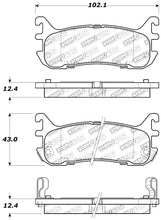 Load image into Gallery viewer, StopTech Performance 94-97/99-05 Miata w/ Normal Suspension Rear Brake Pads D636
