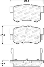 Load image into Gallery viewer, StopTech Performance 2000-2009 Honda S2000 Rear Sport Brake Pads
