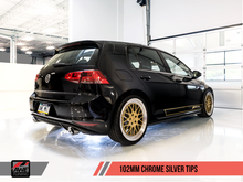 Load image into Gallery viewer, AWE Tuning VW MK7 GTI Touring Edition Exhaust - Chrome Silver Tips
