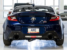 Load image into Gallery viewer, AWE Subaru BRZ/ Toyota GR86/ Toyota 86 Touring Edition Cat-Back Exhaust- Diamond Black Tips
