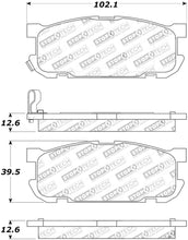 Load image into Gallery viewer, StopTech Street Touring 01-05 Miata w/ Sport Suspension Rear Brake Pads D891
