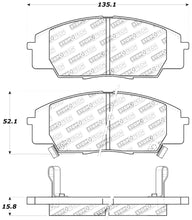 Load image into Gallery viewer, StopTech Performance 00-09 S2000/06+ Civic Si/02-06 RSX-S (non base) Front Brake Pads
