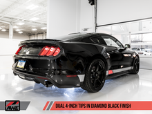 Load image into Gallery viewer, AWE Tuning S550 Mustang GT Cat-back Exhaust - Touring Edition (Diamond Black Tips)
