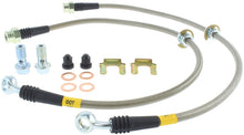 Load image into Gallery viewer, StopTech 93-01 Impreza Stainless Steel Rear Brake Lines
