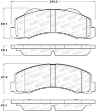 Load image into Gallery viewer, StopTech Performance 10-14 Ford F-150 Front Brake Pads
