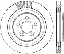 Load image into Gallery viewer, StopTech 2015 Ford Mustang GT w/ Brembo Brakes Right Rear Slotted Brake Rotor
