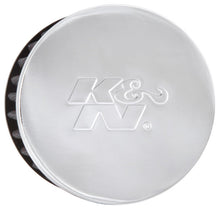 Load image into Gallery viewer, K&amp;N 1.5in Flange ID x 3in OD x 2.5in H Chrome Finish Rubber Base Crankcase Vent Filter
