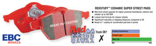 Load image into Gallery viewer, EBC 07-11 Acura CSX (Canada) 2.0 Type S Redstuff Front Brake Pads
