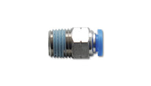 Load image into Gallery viewer, Vibrant Male Straight Pneumatic Vacuum Fitting (1/8in NPT Thread) for use with 5/32in(4mm) OD tubing
