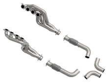 Load image into Gallery viewer, Kooks 2020 Mustang GT500 5.2L 2in x 3in SS Headers w/GREEN Catted Connection Pipe
