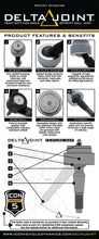 Load image into Gallery viewer, ICON 2004+ Ford F-150 / 2010+ Ford Raptor Non-ICON Upper Control Arm 1in Retrofit Delta Joint Kit
