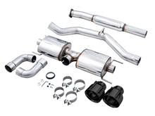 Load image into Gallery viewer, AWE Subaru BRZ/ Toyota GR86/ Toyota 86 Touring Edition Cat-Back Exhaust- Diamond Black Tips
