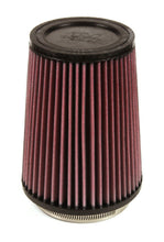 Load image into Gallery viewer, K&amp;N Filter Universal Rubber Filter 4 inch Flange 5 3/8 inch Base 4 3/8 inch Top 7 inch Height
