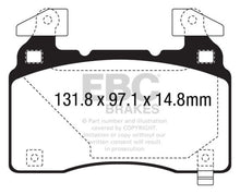 Load image into Gallery viewer, EBC 14+ Chevrolet Corvette Stingray (C7) 6.2 (Z51 Performance Package) Bluestuff Front Brake Pads
