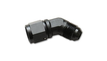 Load image into Gallery viewer, Vibrant -8AN Female to -8AN Male 45 Degree Swivel Adapter Fitting
