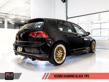 Load image into Gallery viewer, AWE Tuning VW MK7 GTI Track Edition Exhaust - Diamond Black Tips
